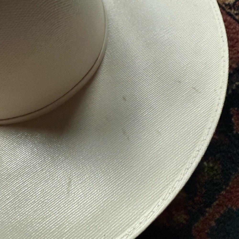 Cowboy hat ivory Rocha Hats sz 6 3/4 - Picture 5 of 9